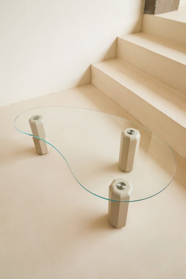 whlx1323 Bent Toughened Glass Coffee Table C272