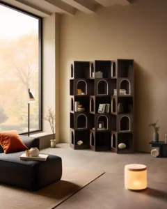 Multi-Layer Floor Rack Simple Bookshelf HE5649