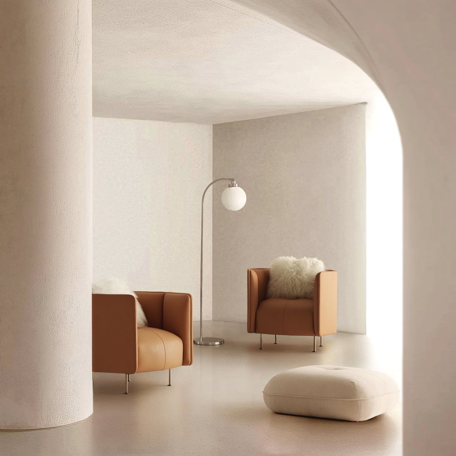 Modern Nordic Luxury Daisy Armchair JHB119A