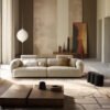 Plush White Boucle Nordic 3-Seater Sofa