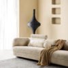 Plush White Boucle Nordic 3-Seater Sofa