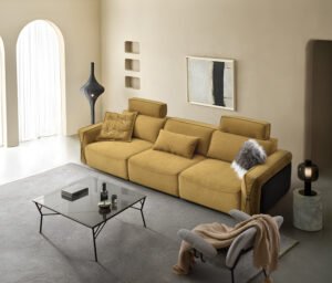 Lying Flat Sectional Sleep Reclining Electric Sofa Bed JHB195
