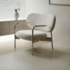 Simple Minimalist Velvet Comfort Fabric Leisure Chair JHB206