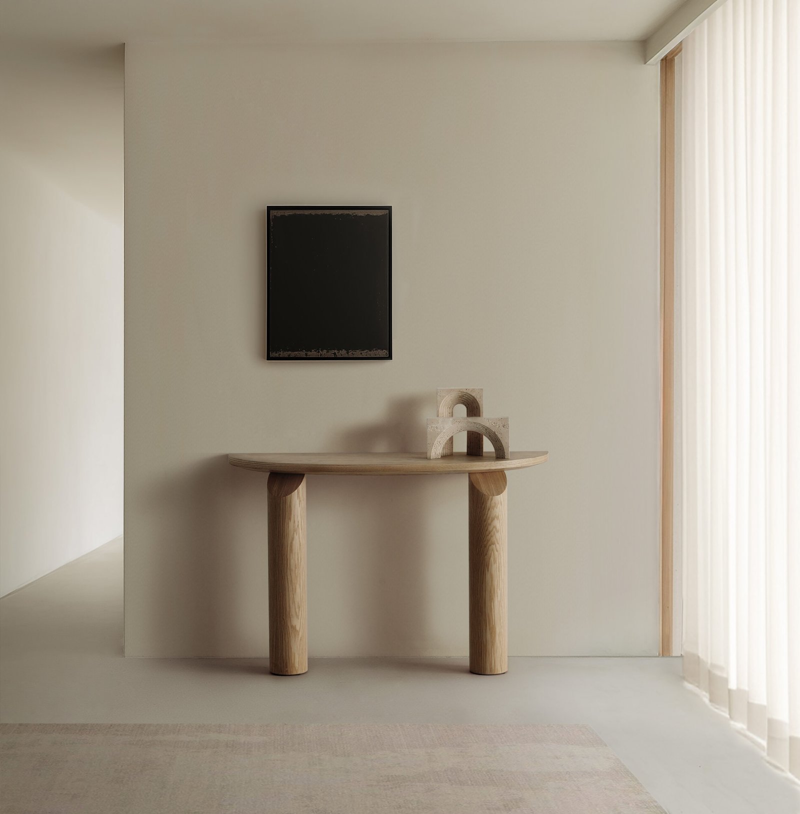 Nordic Minimalist Entryway Hallway Table HE3711