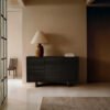 Wooden Storage Cabinet with Fluted Design HE3708