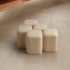 Entrance Furry Foot Rest Stool JHB164