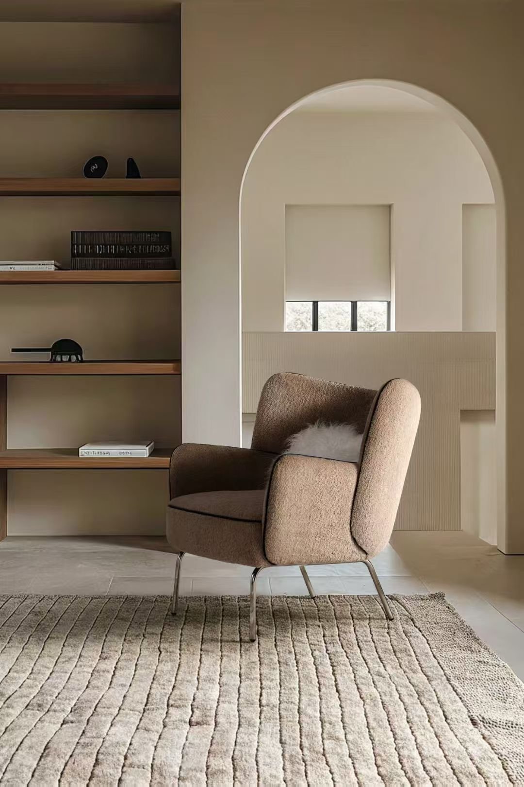 Clam shell Leisure Arm Chair JHB141