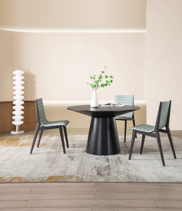 餐桌AUG251+餐椅B094G (2) Solid Wood Upholstered Dining Chair B904G