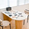 Modern Oval Peninsula Table A963