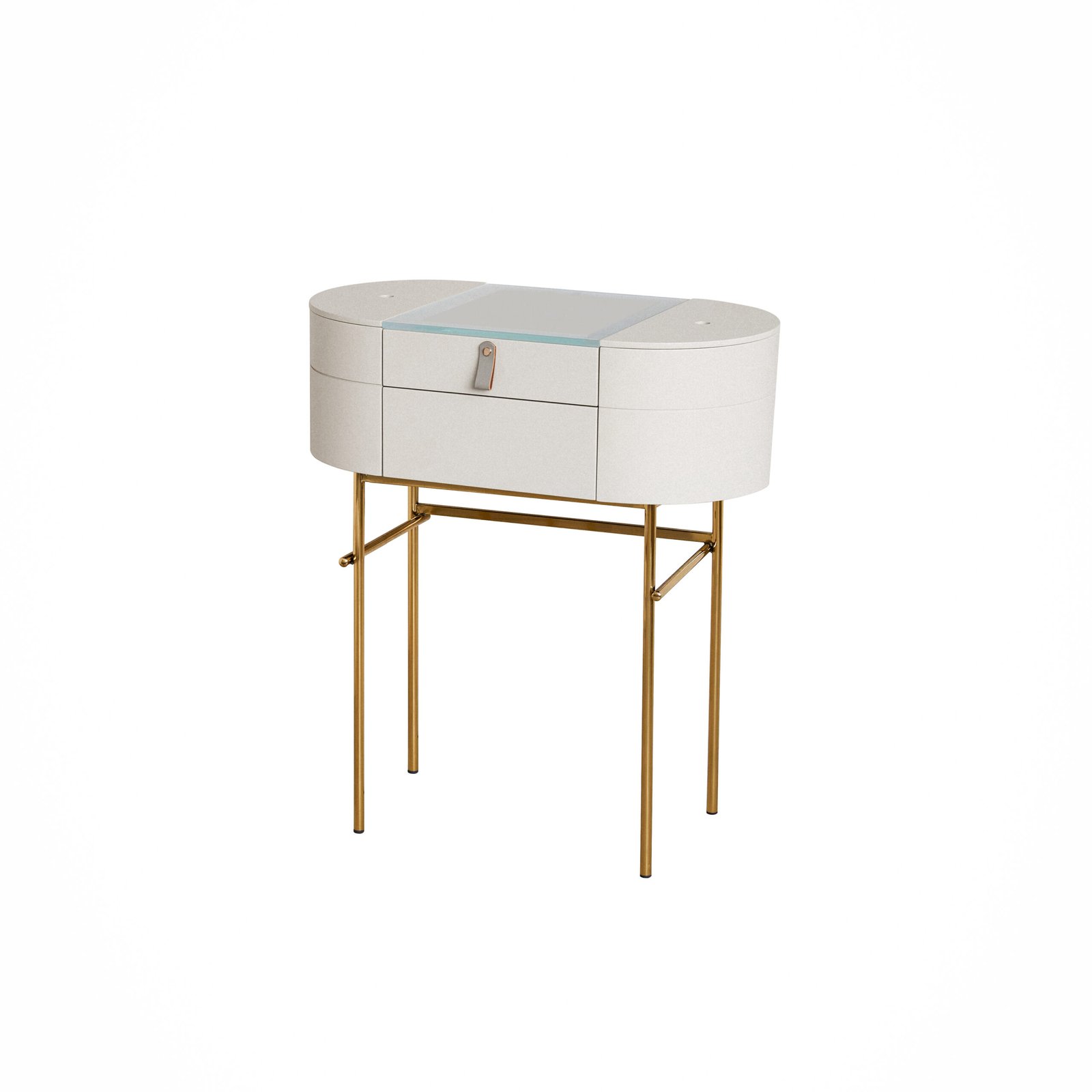 Fashion Wooden Oval Makeup Table HE6275