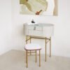 Fashion Wooden Oval Makeup Table HE6275