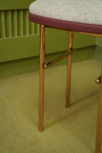 Modern Metal Round Wooden Stool B934