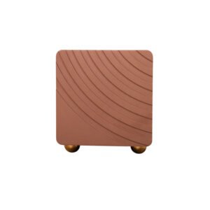 Vortex Patterned Nightstand HE6277