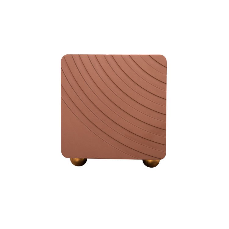 Vortex Patterned Nightstand HE6277