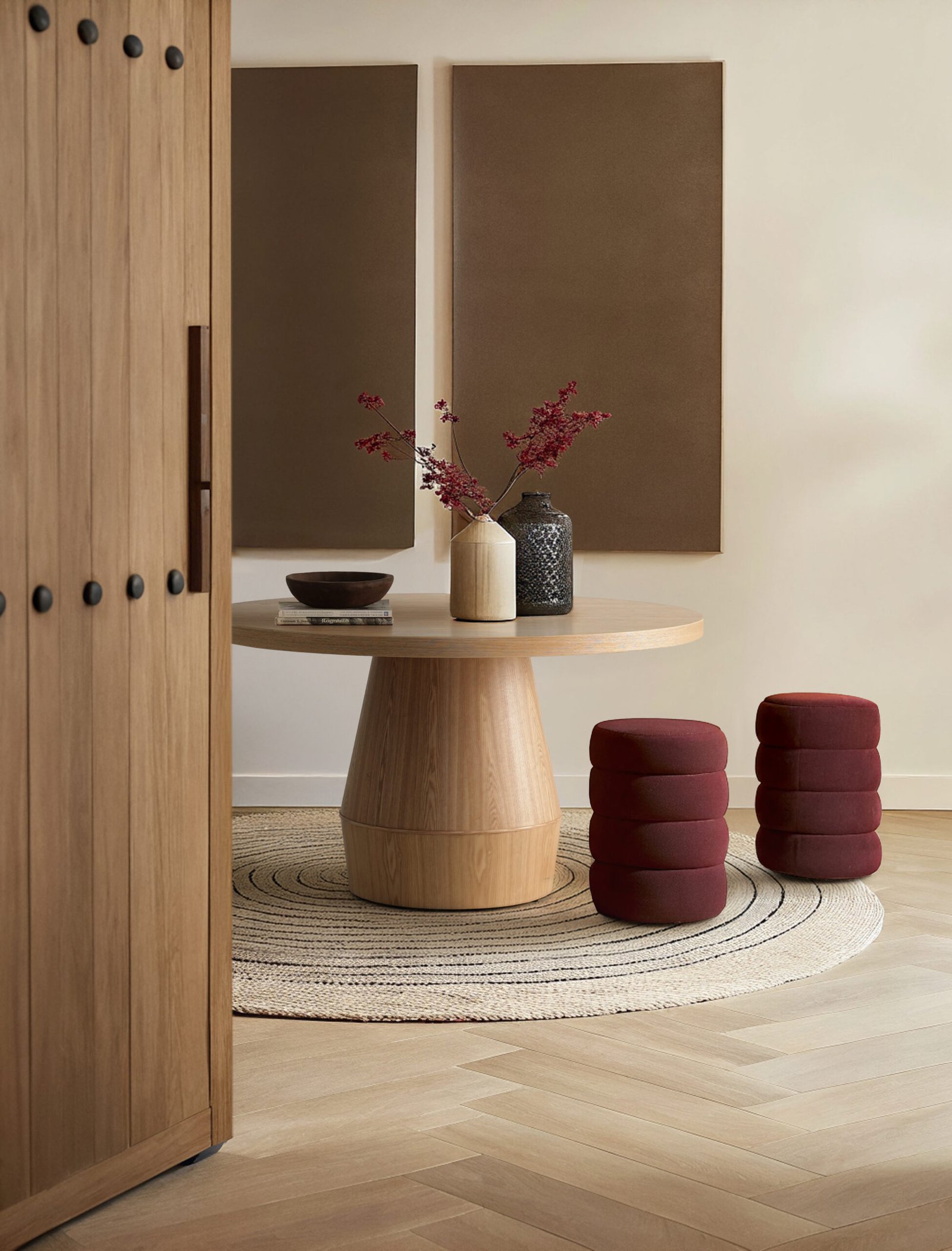 Mushroom Shaped Round Dining Table A974