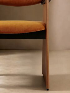 Luxury Modern Armchair Nordic Solid Wood Dining Chair B961