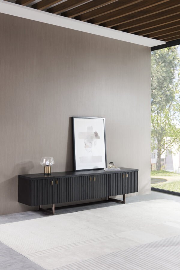 HE1278 (1) Modern Minimalist Light Luxury TV Cabinet HE1278