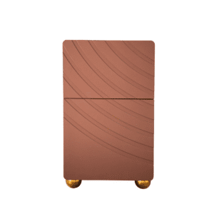 Vortex Patterned Double-layer Storage Cabinet HE3689