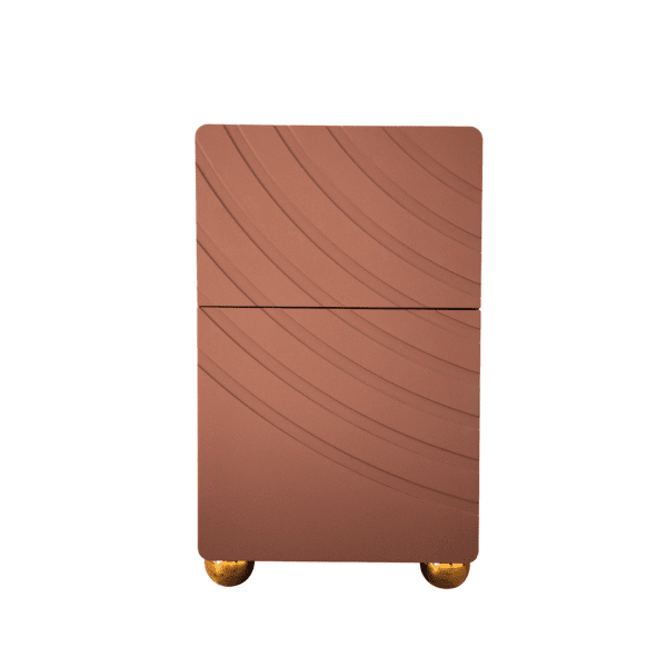Vortex Patterned Double-layer Storage Cabinet HE3689