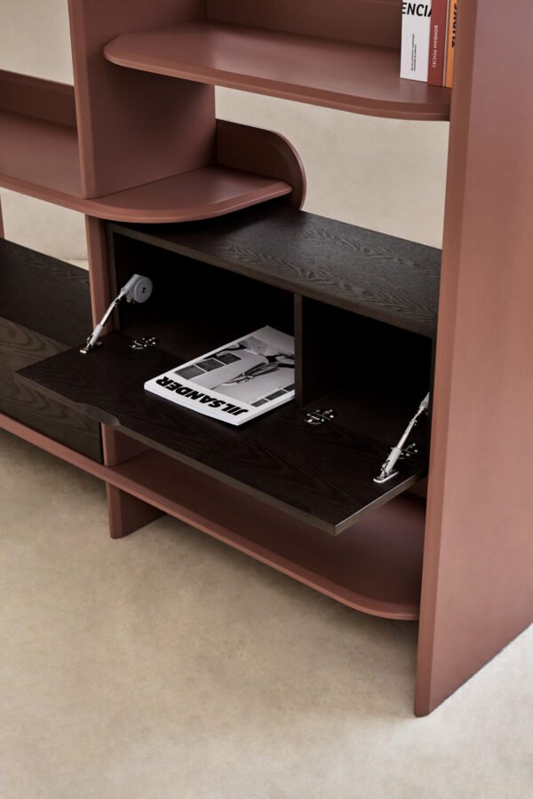 HE5653H(4) Simple Wooden Book Shelf HE5653B
