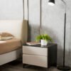 Modern Base Wood Bedside Table HE6219B