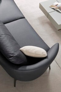 Modern Upholstered Leather Corner Sofa JHB169