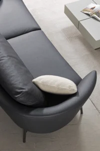 Modern Upholstered Leather Corner Sofa JHB169