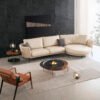 Modern Upholstered Leather Corner Sofa JHB169