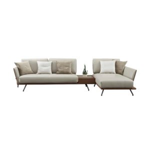 JHB109 三+贵 (2) Modern Livingroom Recliner Corner Sofa JHB109
