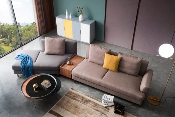 JHB112 European Style Classic Corner Sofa JHB112A