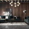 Modern Storage Function Velvet Sofa JHB113