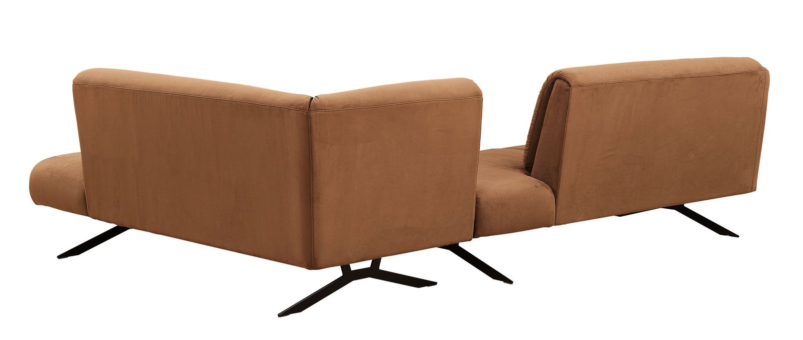 Modern Storage Function Velvet Sofa JHB114