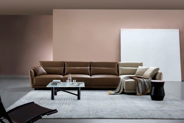 JHB134三+壹+贵 Modern L Shape Sectional Luxury Sofa JHB134