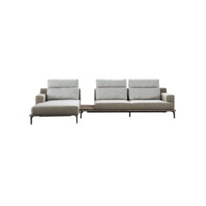 L Shape Chaise Fabric Sectional Sofa JHB136