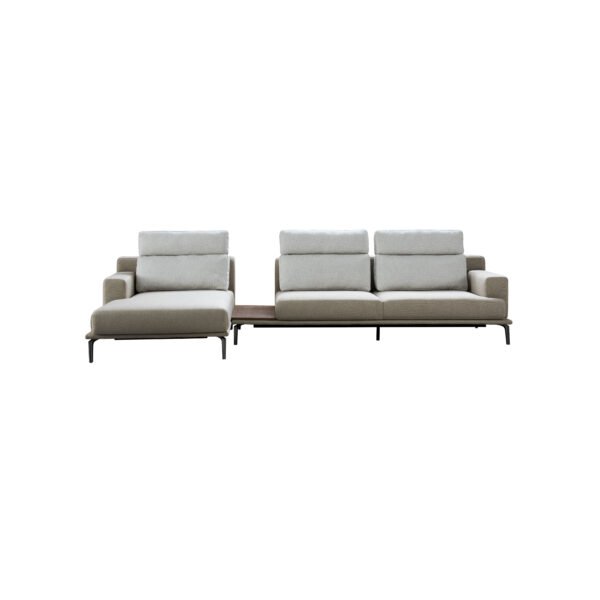 JHB136 (4) L Shape Chaise Fabric Sectional Sofa JHB136