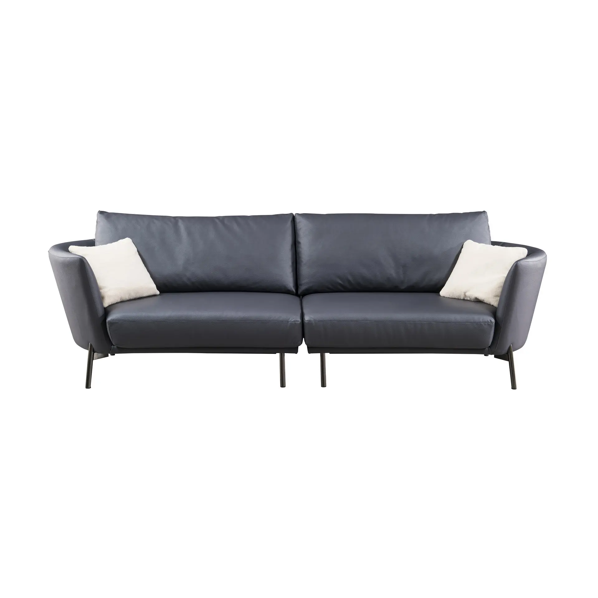 Modern Upholstered Leather Corner Sofa JHB169