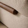 Upholstered Fabric Leather Feather Section Couch JHB211