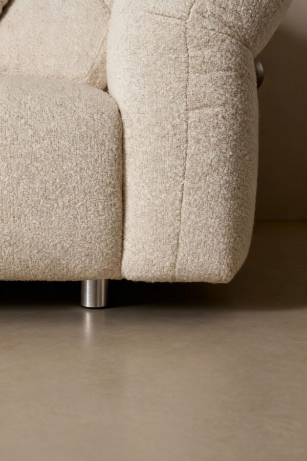 Upholstered Fabric Leather Feather Section Couch JHB211