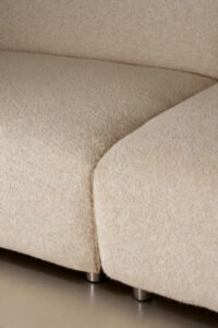 Upholstered Fabric Leather Feather Section Couch JHB211