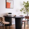 Modern Oval Peninsula Table A963