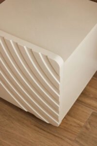 Vortex Patterned Nightstand HE6277