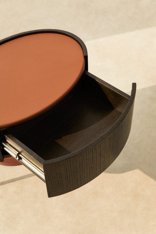 whlx2173 Modern Oval Bedside Table HE6276
