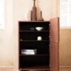 Vortex Patterned Double-layer Storage Cabinet HE3689