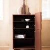 Vortex Patterned Double-layer Storage Cabinet HE3689