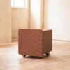 Vortex Patterned Nightstand HE6277