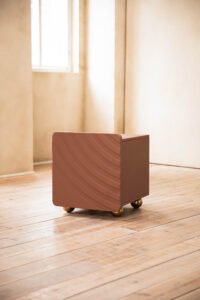 Vortex Patterned Nightstand HE6277
