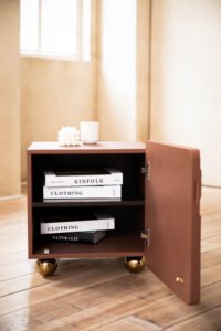 Vortex Patterned Nightstand HE6277