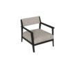 Fabric Solid Wooden Frame Single Lounge Chair B906(A)