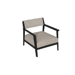 Fabric Solid Wooden Frame Single Lounge Chair B906(A)