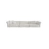 Upholstered Fabric Leather Feather Section Couch JHB211